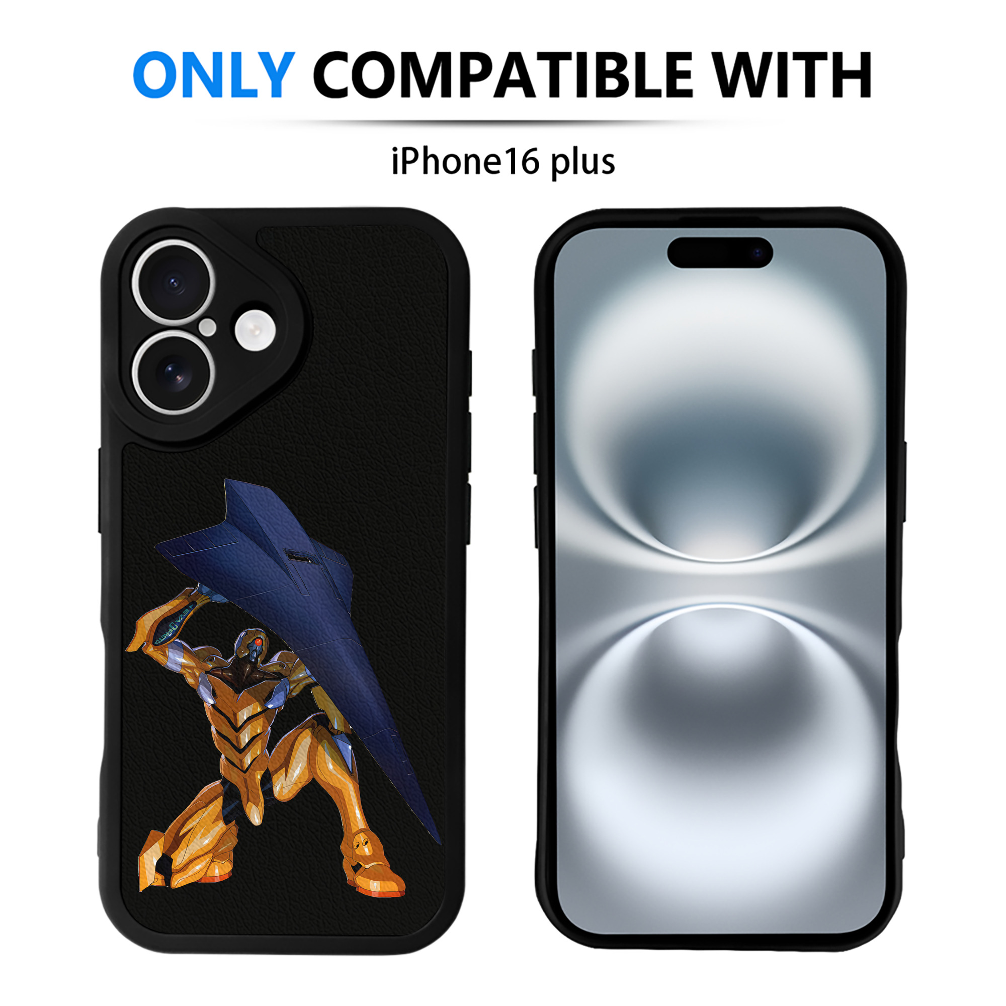 （画像用） EVA 新世紀エヴァンゲリオン 【iPhone 16シリーズ対応】シリコンスマホケース（レザー調） 材質：シリコン